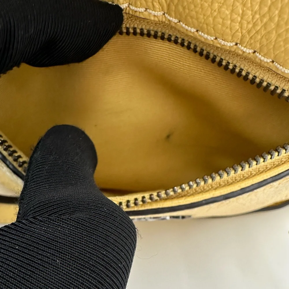 EUC Coach Andi Convertible Backpack with Structured Design. Metallic Hardware.